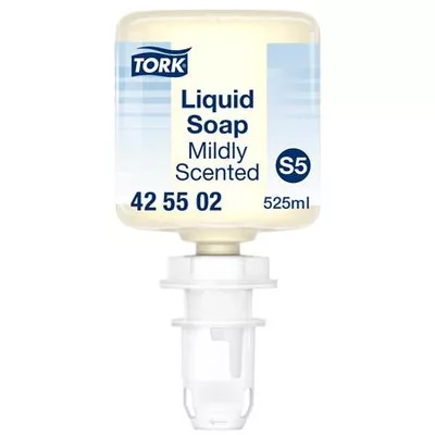 Folyékony szappan, 0,525 l, S5 rendszer, TORK "Mini", enyhén illatosított, világos sárga 0,525 liter