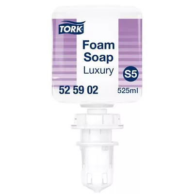 Habszappan, 0,525 l, S5 rendszer, TORK "MIni Luxus", átlátszó 0,525 liter