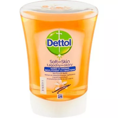 Folyékony szappan utántöltő, 250 ml, DETTOL, méz-vanília 0,25 liter