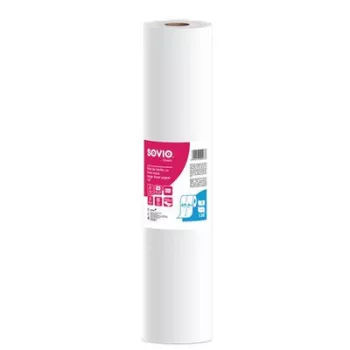   Vizsgálóasztal terítő, 2 rétegű, 59 cm x 50 m, 130 lap, SOVIO 1 tek