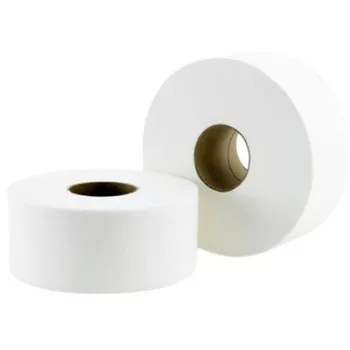   Toalettpapír -12 tekercs-, 2 rétegű, nagytekercses, 100 méter, 19 cm átmérő, hófehér