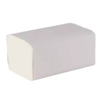   Kéztörlő, Z/V hajtogatott, 2 rétegű, 150 lap, VICTORIA HYGIENE, "Fine", fehér