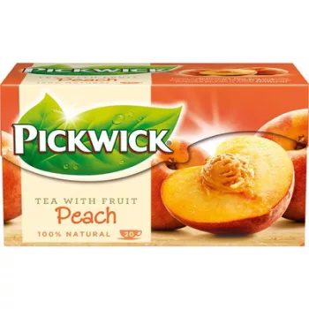 Fekete tea, 20x1,5 g, PICKWICK, őszibarack 0,03 kg