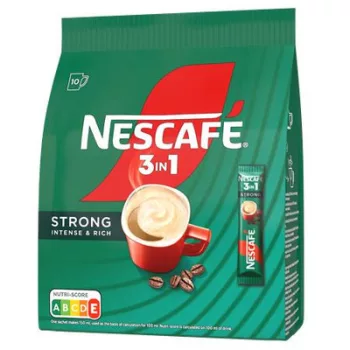   Instant kávé stick, 10x16,5 g, NESCAFÉ,  3in1 "Strong" 0,165 kg