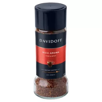   Instant kávé, 100 g, üveges, DAVIDOFF "Rich Aroma" 0,1 kg