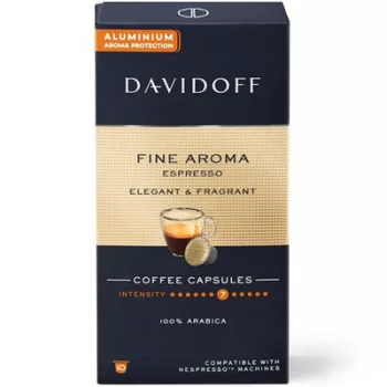   Kávékapszula, Nespresso® kompatibilis, 10 db, DAVIDOFF "Fine Aroma"