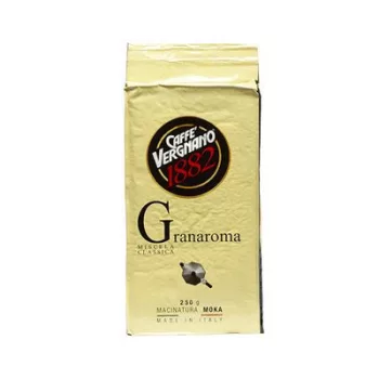   Kávé, pörkölt, őrölt, 250 g, CAFFÉ VERGNANO "Granaroma" 0,25 kg