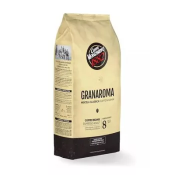   Kávé, pörkölt, szemes, 1000 g, CAFFÉ VERGNANO "Granaroma" 1 kg