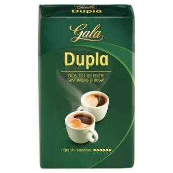   Kávé, pörkölt, őrölt, 250 g, GALA "Dupla" 0,25 kg