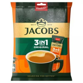   Instant kávé stick, 10x12,6 g, JACOBS "3in1" 0,126 kg