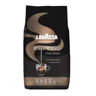 Kávé, pörkölt, szemes, 1000 g, LAVAZZA "Espresso Italiano Classico" 1 kg