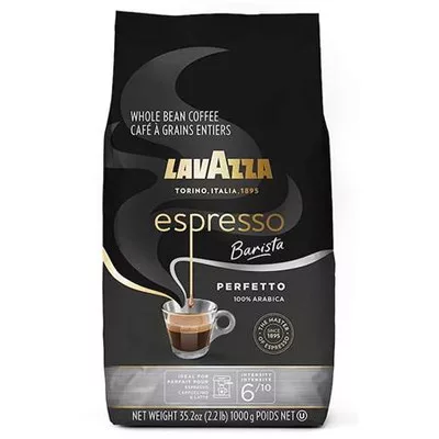 Kávé, pörkölt, szemes, 1000 g, LAVAZZA "Espresso Barista Perfetto" 1 kg