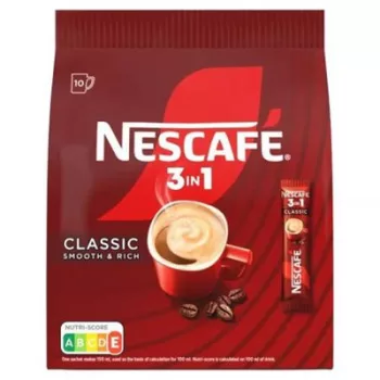   Instant kávé stick, 10x15,5 g, NESCAFÉ, 3in1 "Classic"