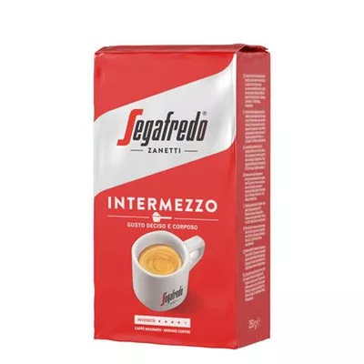 Kávé, pörkölt, őrölt, vákuumos csomagolásban, 250 g, SEGAFREDO "Intermezzo" 0,25 kg