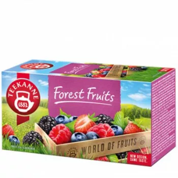   Gyümölcstea, 20x2,5 g, TEEKANNE "Forest Fruits", erdei gyümölcs 0,05 kg