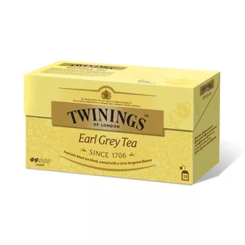 Fekete tea, 25x2 g, TWININGS "Earl grey" 0,05 kg