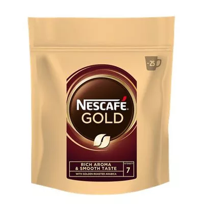 Instant kávé, 50 g, utántöltő, NESCAFÉ "Gold" 0,05 kg