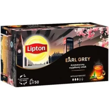 Fekete tea, 50x1,5 g, LIPTON "Earl grey" 0,075 kg