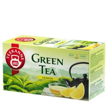Zöld tea, 20x1,75 g, TEEKANNE, citrom 0,035 kg
