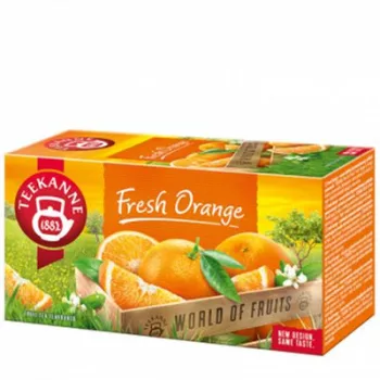   Gyümölcstea, 20x2,25 g, TEEKANNE "Fresh orange" 0,05 kg