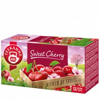 Gyümölcstea, 20x2,5 g, TEEKANNE, édes cseresznye 0,05 kg