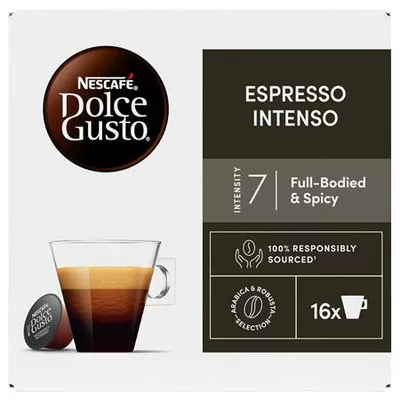 Kávékapszula, 16 db,  NESCAFÉ DOLCE GUSTO "Espresso Intenso"