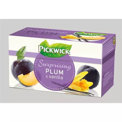 Gyümölcstea, 20x2 g, PICKWICK, szilva, vanília, fahéj 0,04 kg