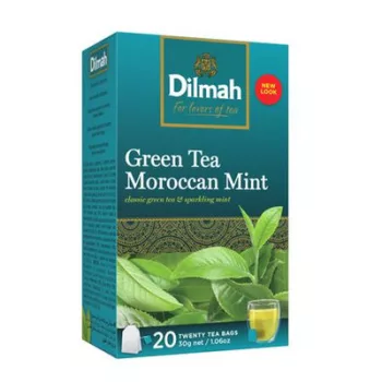   Zöld tea, 20x1,5g, DILMAH "Marokkói menta" 0,03 kg