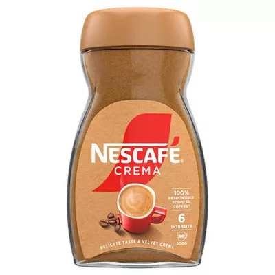 Instant kávé, 200 g, üveges, NESCAFÉ "Classic Crema" 0,2 kg