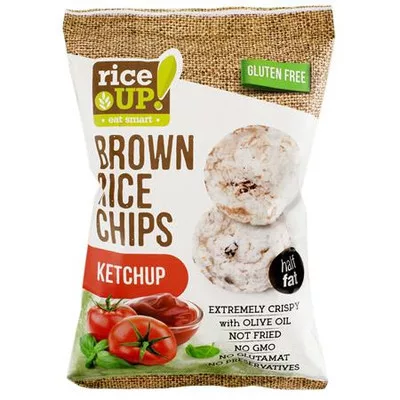 Barnarizs chips, 60 g, RICE UP, ketchup 0,06 kg