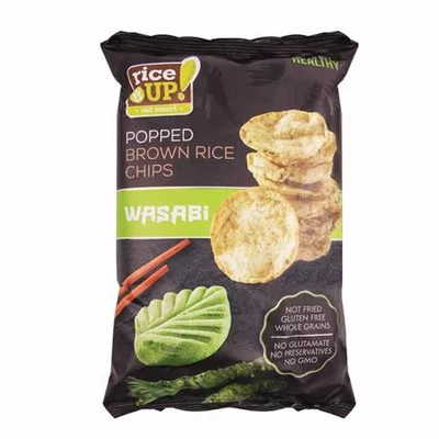 Barnarizs chips, 60 g, RICE UP, wasabi 0,06 kg