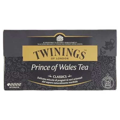 Fekete tea, 25x2 g, TWININGS "Prince of Wales" 0,05 kg