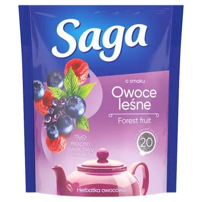 Gyümölcstea, 20x1,7 g, SAGA, erdei gyümölcs 0,034 kg
