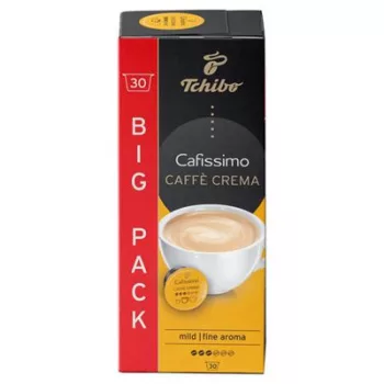   Kávékapszula, 30 db, TCHIBO "Cafissimo Caffé Crema Fine"