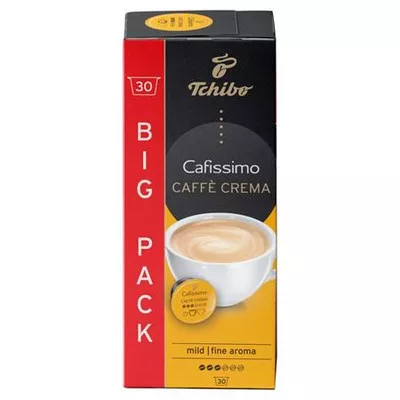 Kávékapszula, 30 db, TCHIBO "Cafissimo Caffé Crema Fine"