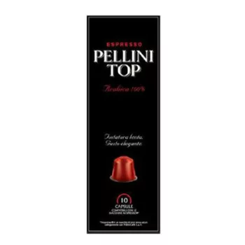   Kávékapszula, Nespresso® kompatibilis, 10 db, PELLINI, "Top"