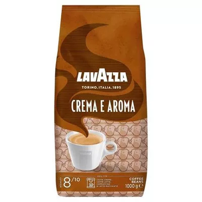 Kávé, pörkölt, szemes, 1000 g, LAVAZZA "Crema e Aroma" 1 kg