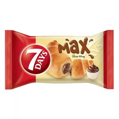 Croissant, 80 g, 7DAYS "Max", kakaókrémmel 0,08 kg