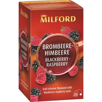   Gyümölcstea, 20x2,5 g, MILFORD "Blackberry-raspberry", szeder-málna 0,05 kg