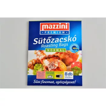   Sütőzacskó, normál, 8 db, 25x38 cm, MAZZINI "Premium"
