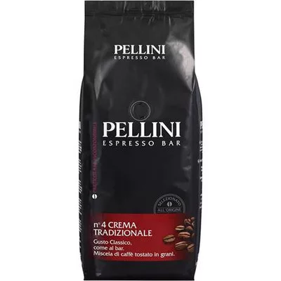 Kávé, pörkölt, szemes, 1000 g, PELLINI "Crema Tradizionale" 1 kg