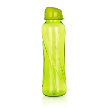   Kulacs, 610 ml, műanyag, világos zöld, "Slim" 1 db