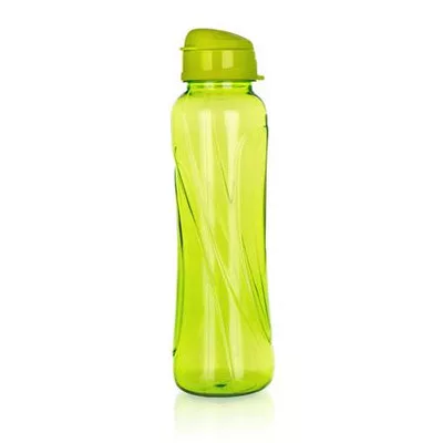 Kulacs, 610 ml, műanyag, világos zöld, "Slim" 1 db