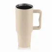 Termoszbögre, 1,2 l,  szívószállal, füllel, bézs 1 db