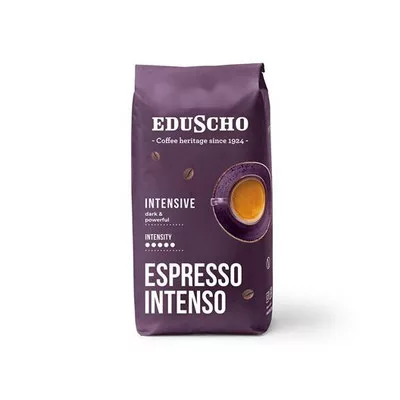 Kávé, pörkölt, szemes, 500 g, EDUSCHO "Espresso Intensive"