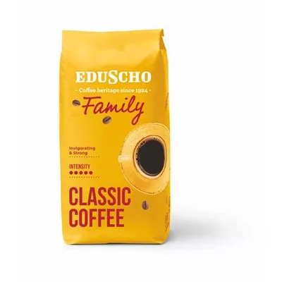 Kávé, pörkölt, szemes, 1000 g, EDUSCHO "Family" 1 kg