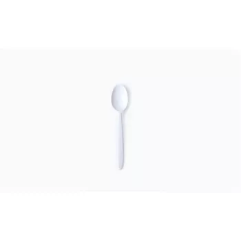   Evőkanál, műanyag, többször használatos, 18,5 cm, 50 db "Venus", fehér