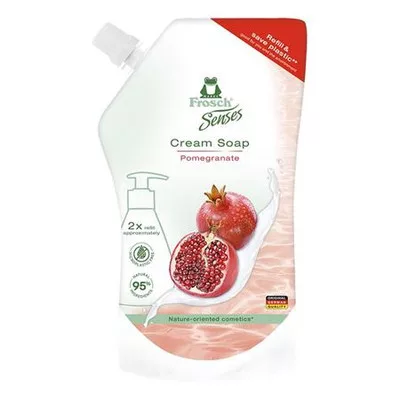Folyékony szappan utántöltő, 500 ml, FROSCH, gránátalma 0,5 liter