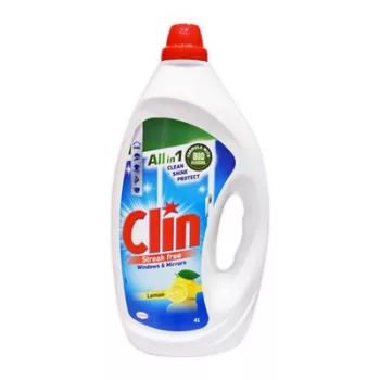 Ablaktisztító, 4 l, utántöltő, CLIN, citrom 4 liter