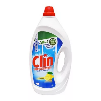 Ablaktisztító, 4 l, utántöltő, CLIN, citrom 4 liter